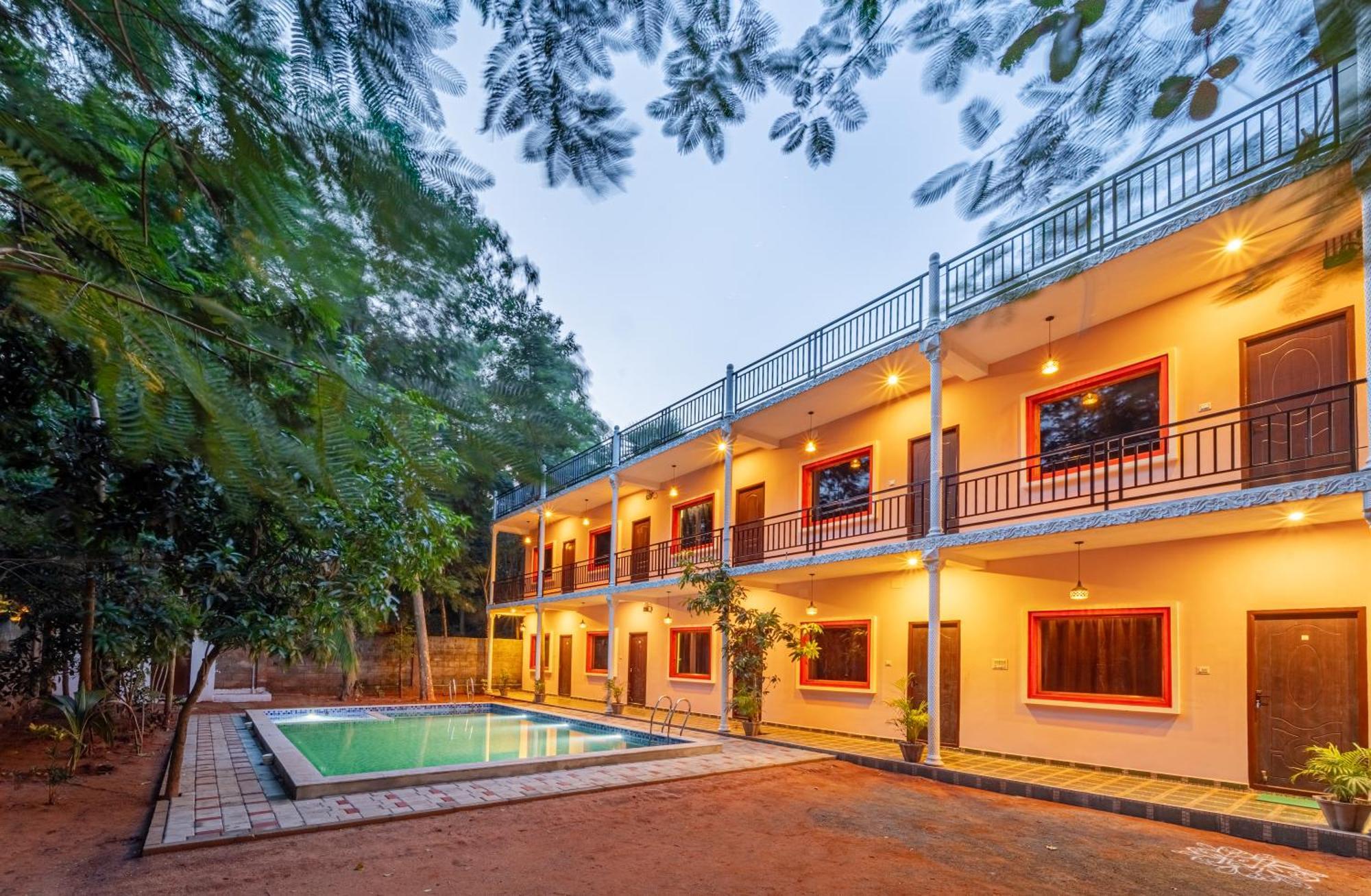 Hotel De Jardin Pondicherry With Swimming Pool Exterior foto