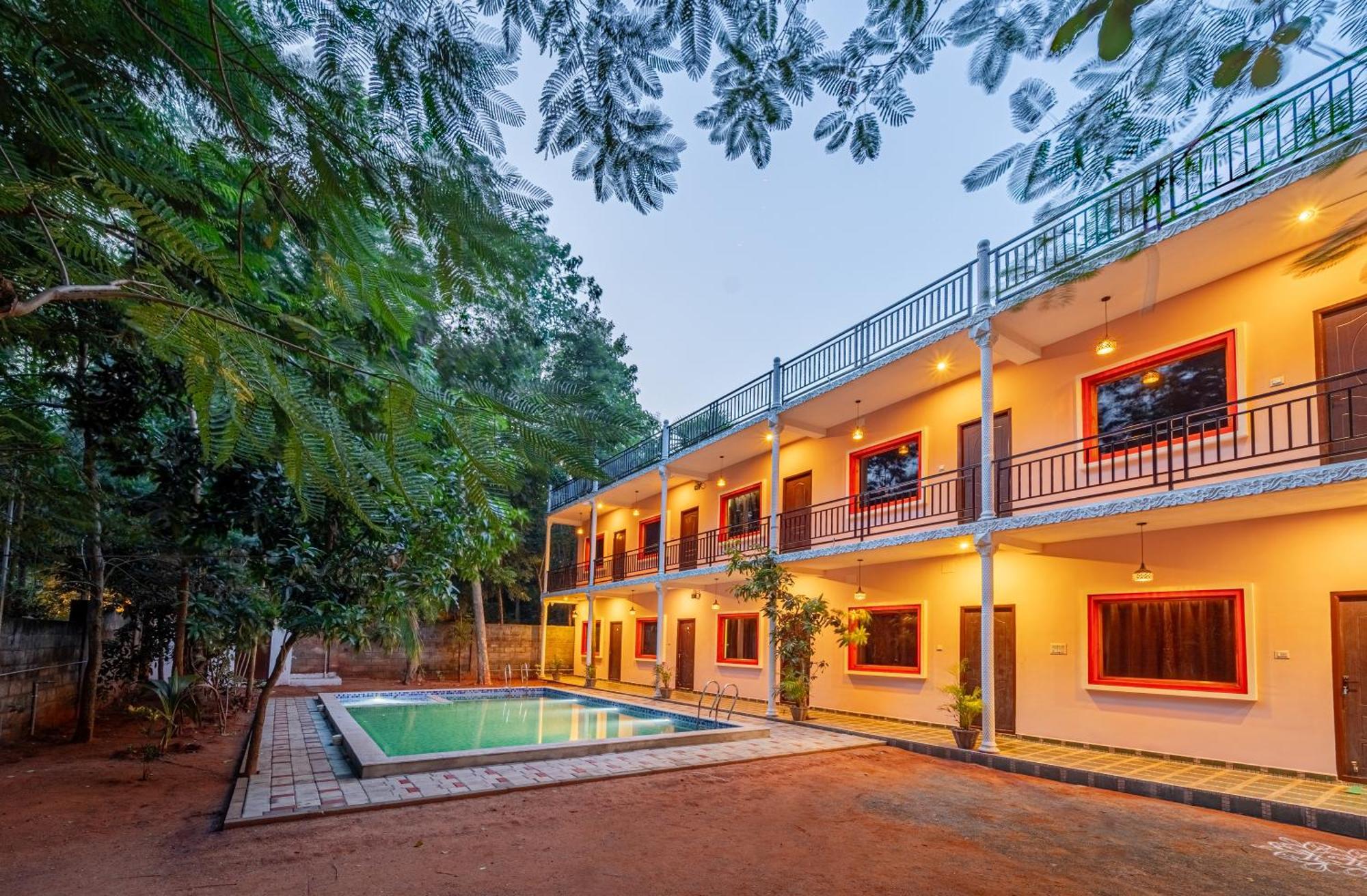 Hotel De Jardin Pondicherry With Swimming Pool Exterior foto